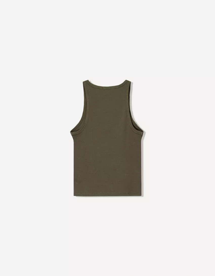 Ribbed tank top