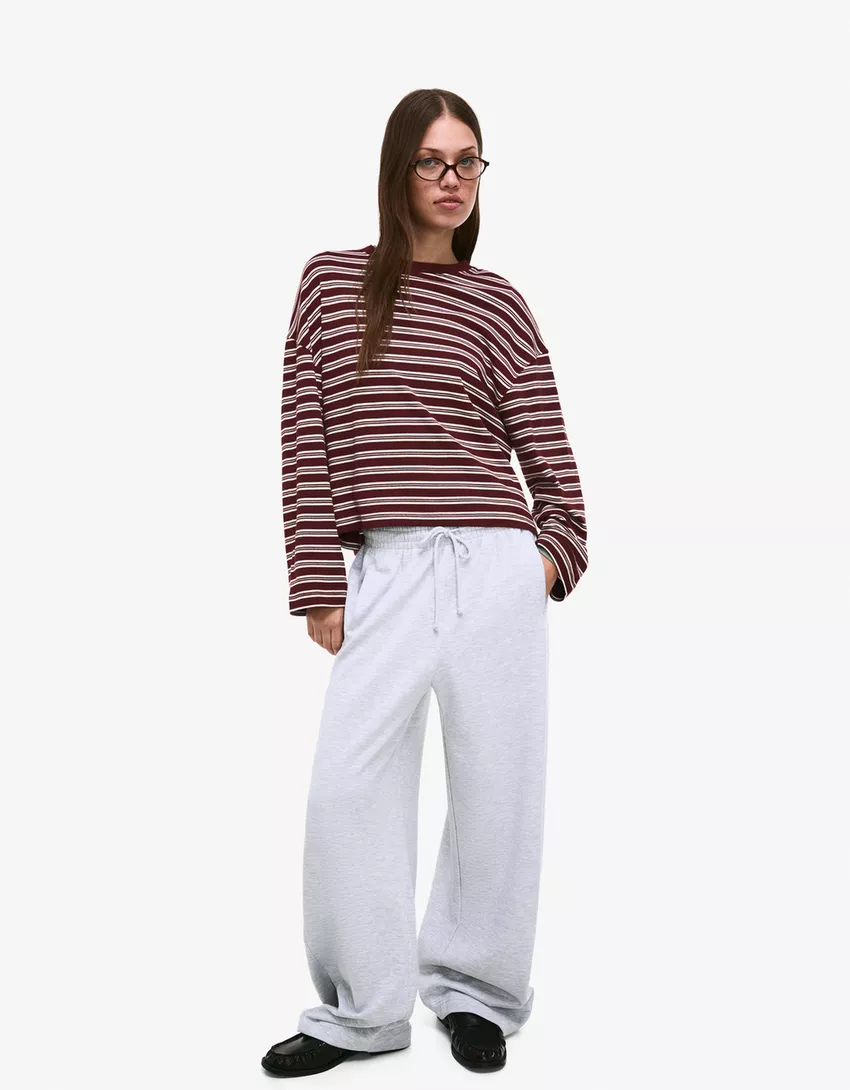 Long sleeve T-shirt with print