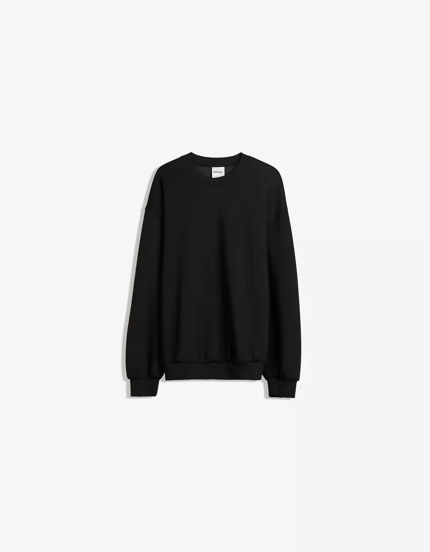 Soft oversize modal sweatshirt