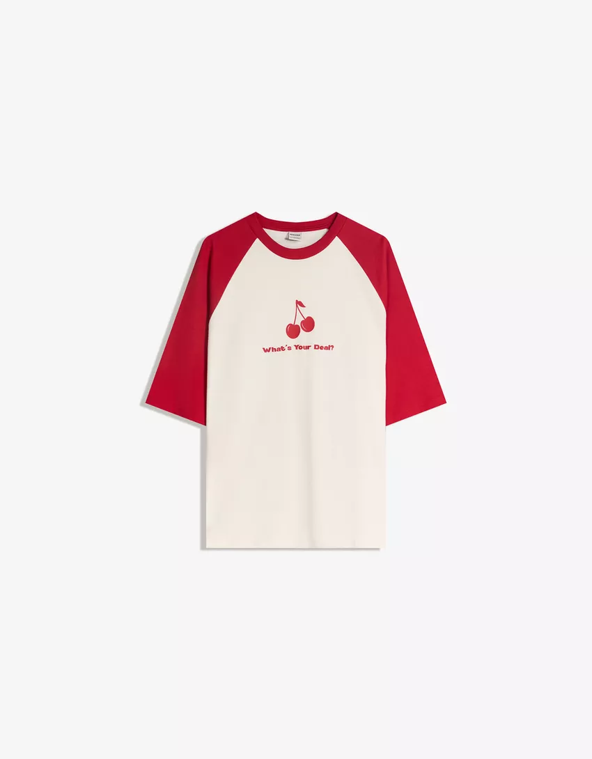 Short sleeve T-shirt with print