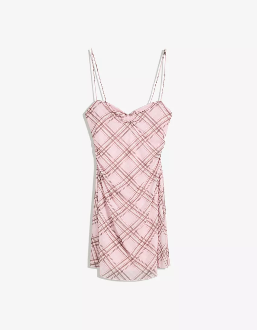 Printed strappy dress