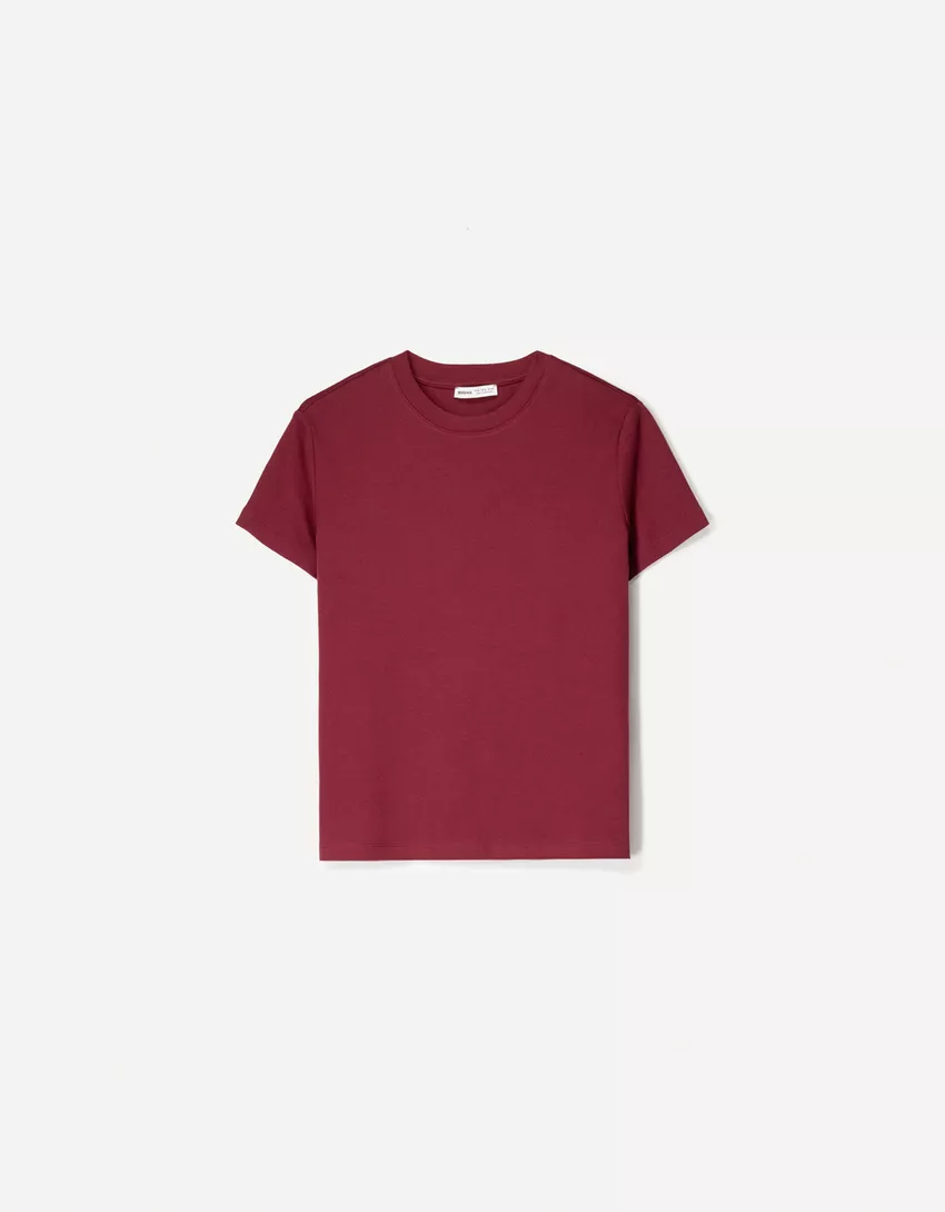 Short sleeve heavy cotton T-shirt