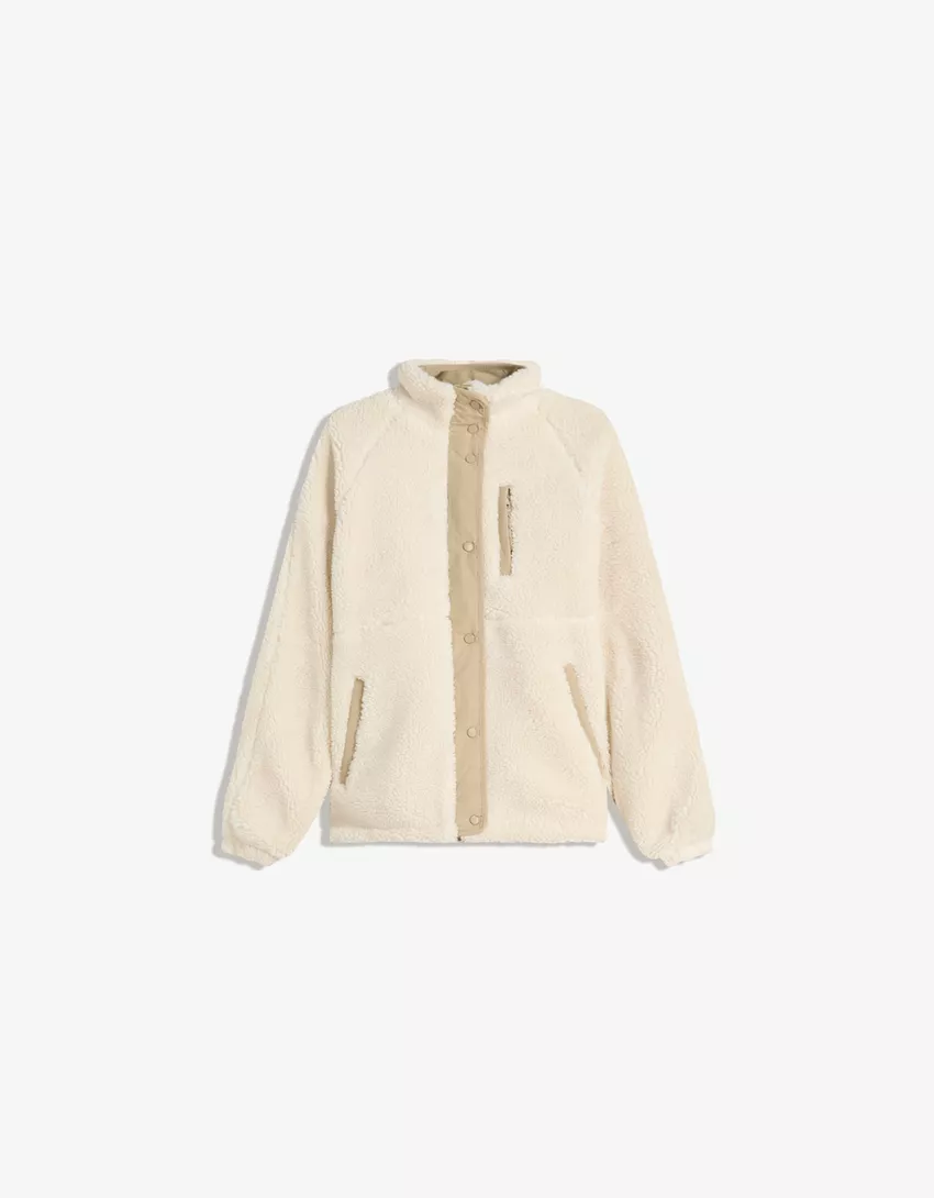 Faux shearling jacket