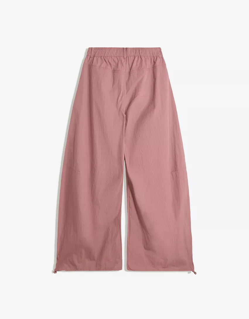 Technical balloon parachute pants