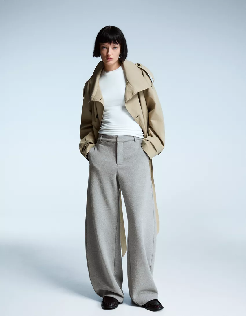 Tailored balloon fit pants