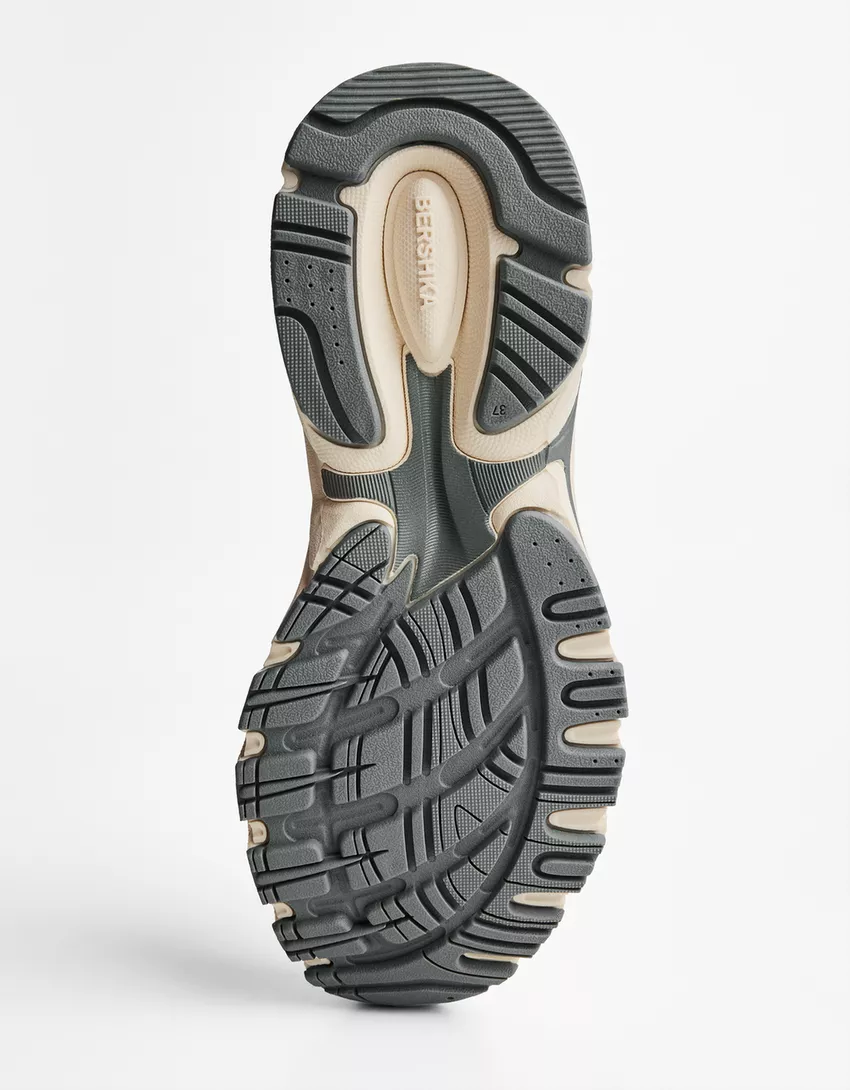 Multi-piece sneakers