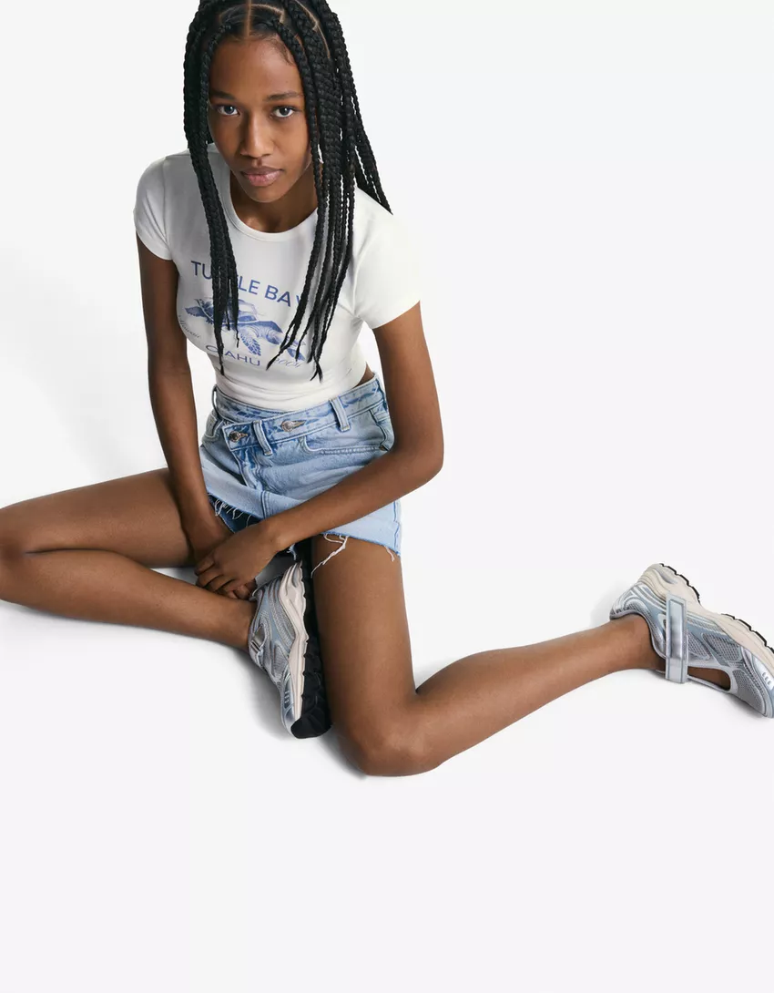 Short sleeve T-shirt with print