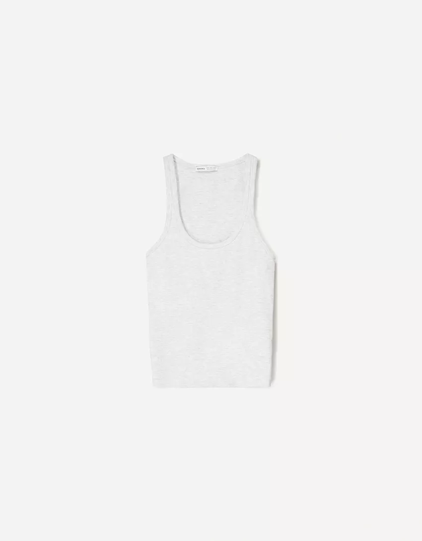 Ribbed tank top