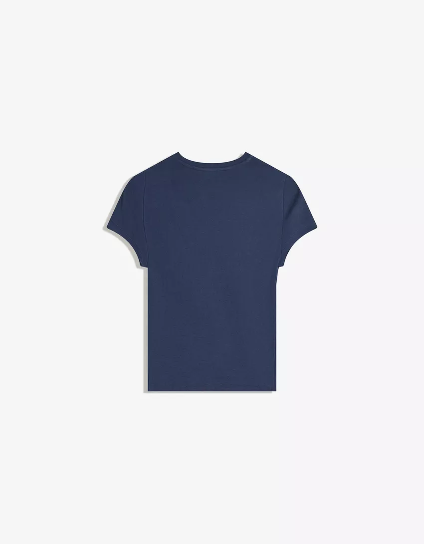 Short sleeve studded T-shirt