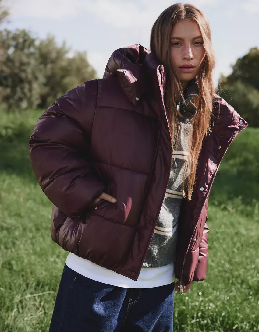 Water-repellent & thermal insulation puffer jacket