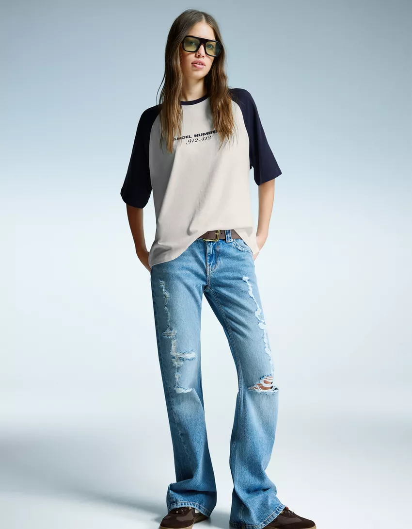 Short sleeve T-shirt with print