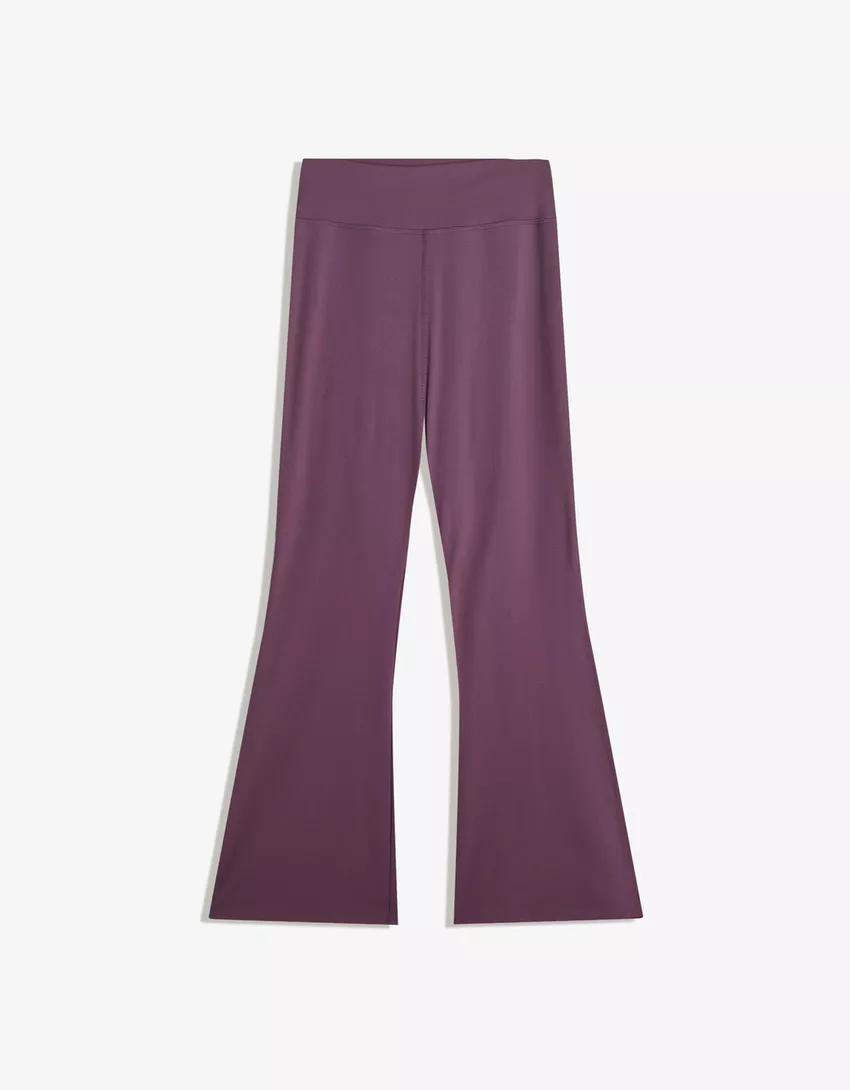 Technical flared pants