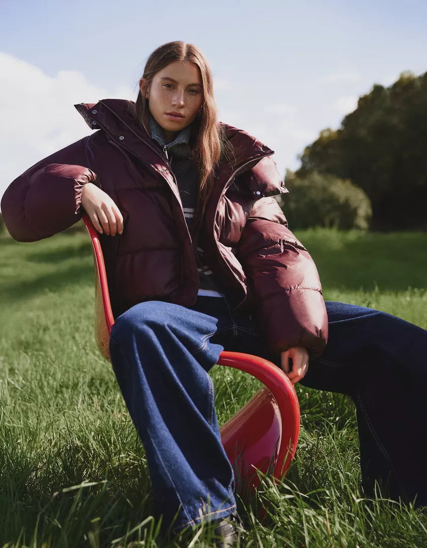 Water-repellent & thermal insulation puffer jacket