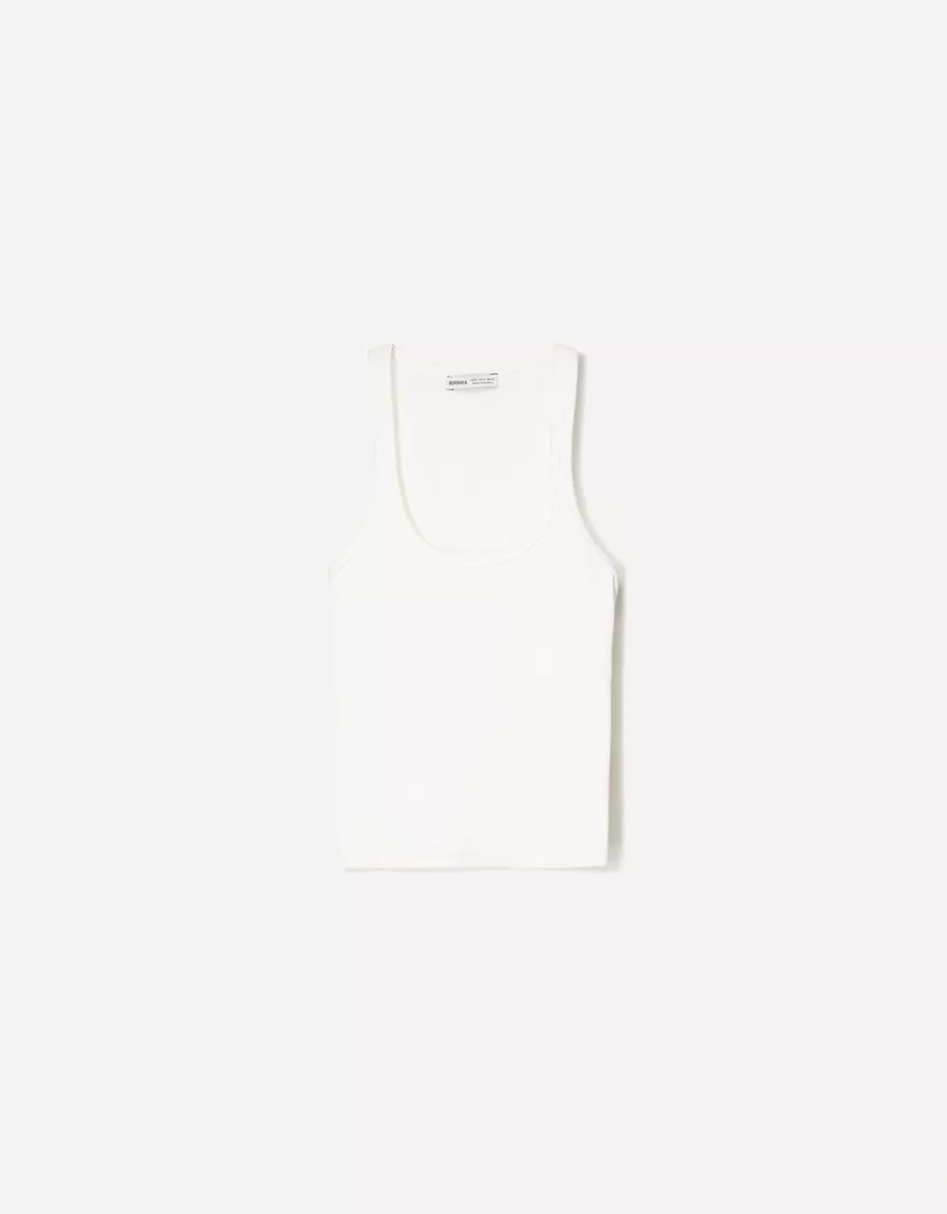 Ribbed tank top