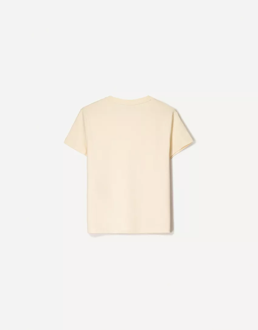 Short sleeve heavy cotton T-shirt