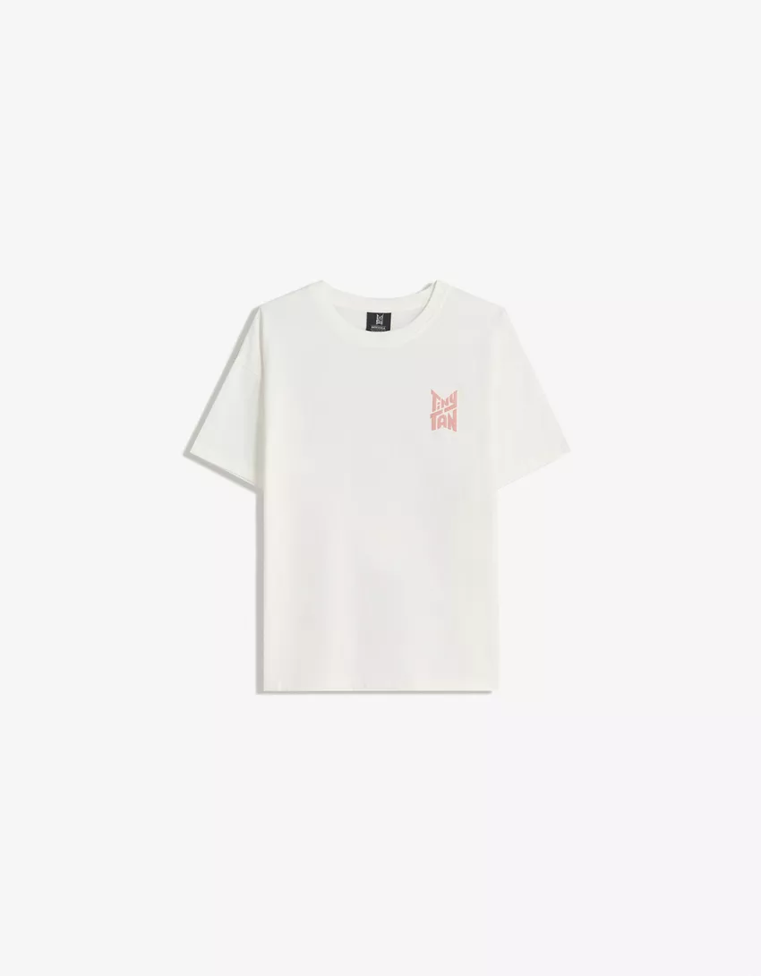 TinyTAN print short sleeve T-shirt