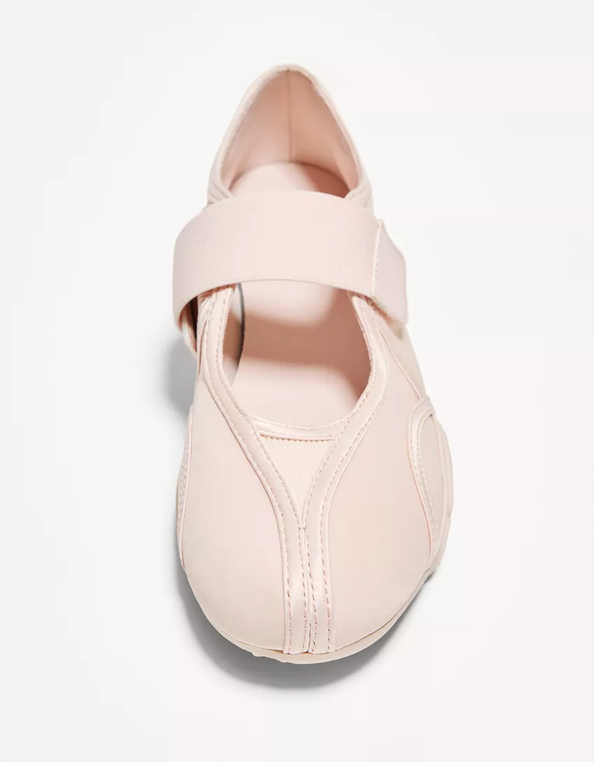 Sporty ballet flats