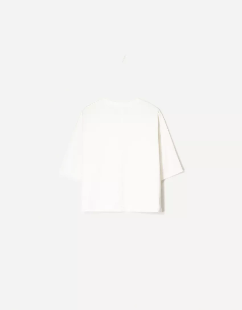 Heavy cotton boxy fit short sleeve T-shirt