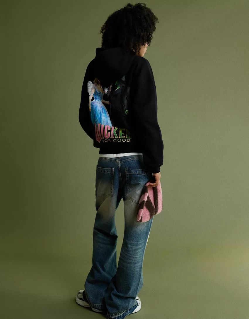 Wicked printed hood sweatshirt