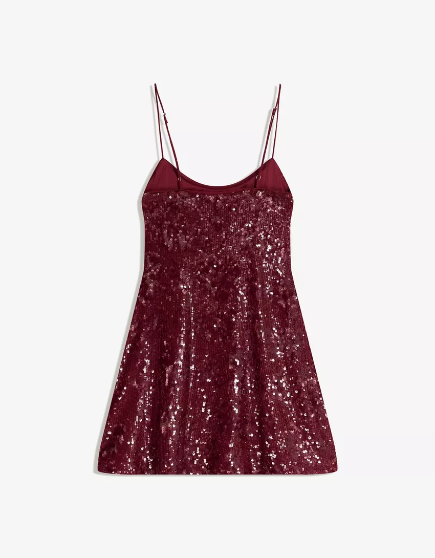 Strappy sequined dress