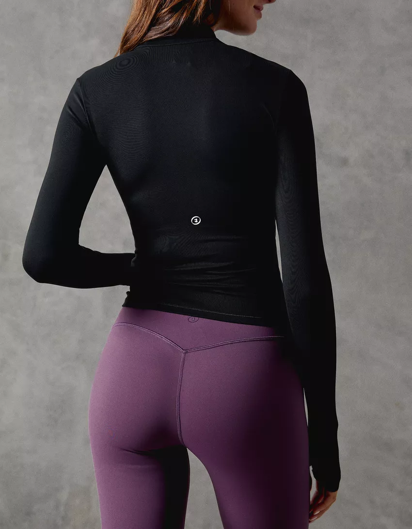 Quick dry & breathable zip-up sweatshirt