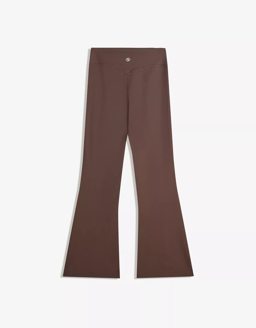 Technical flared pants