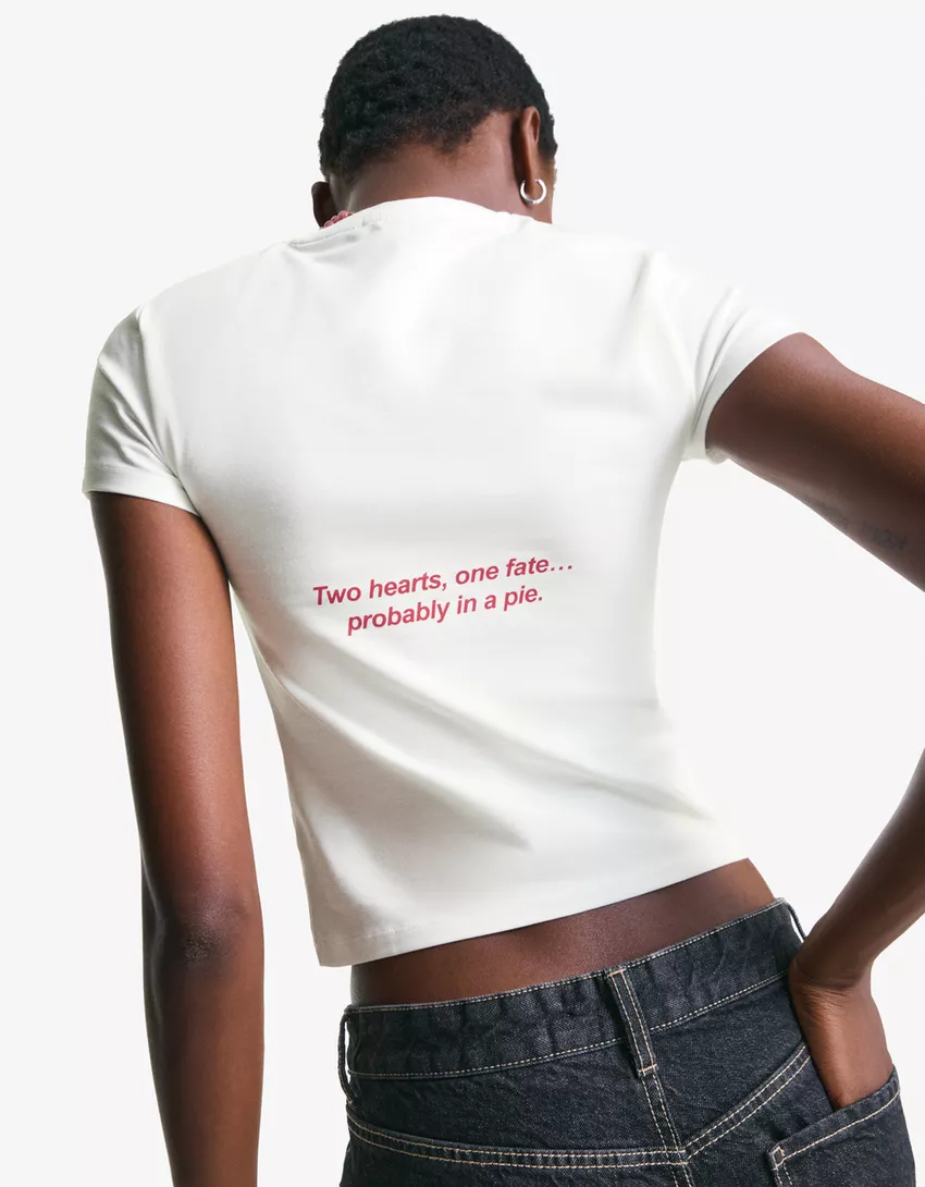 Short sleeve T-shirt with print