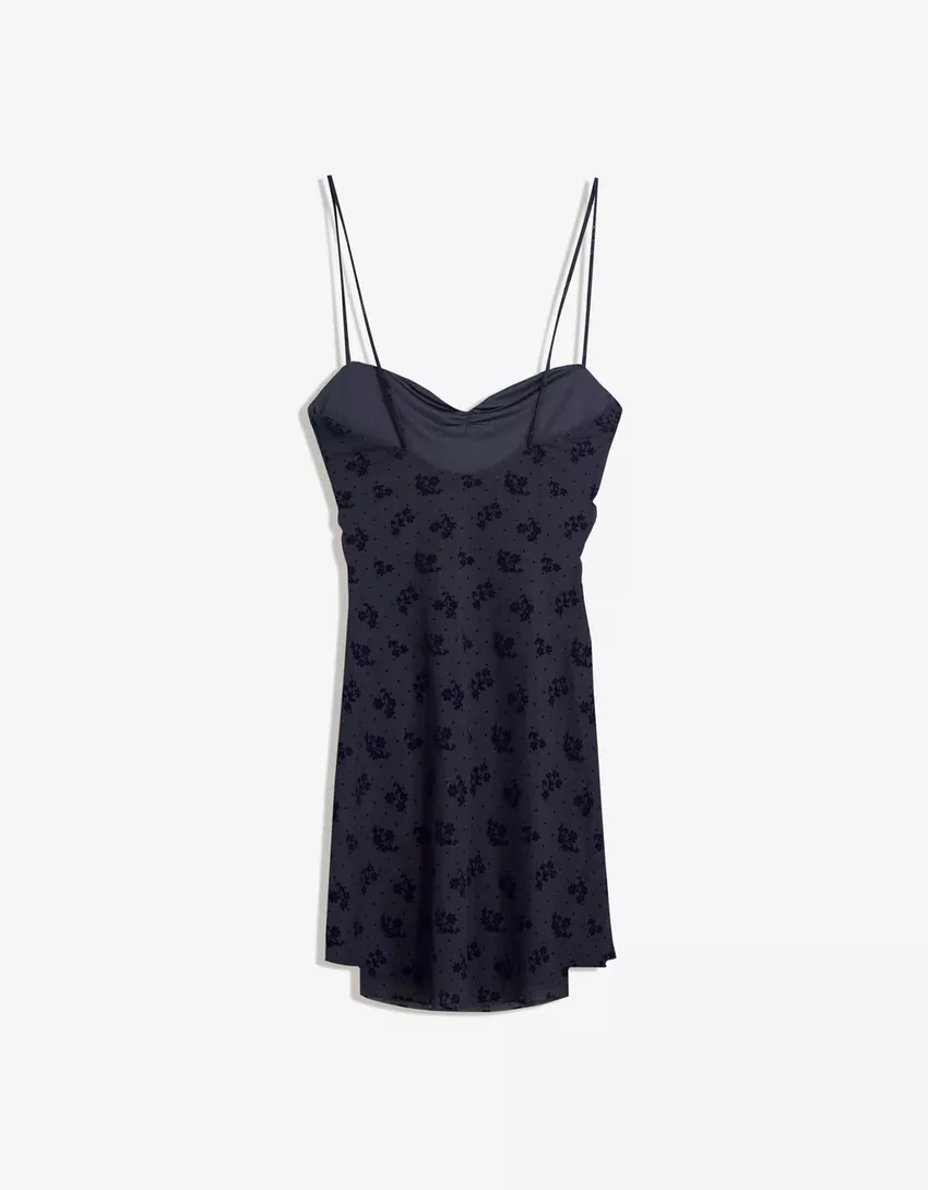 Printed strappy dress