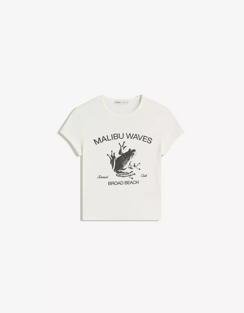 Short sleeve T-shirt with print