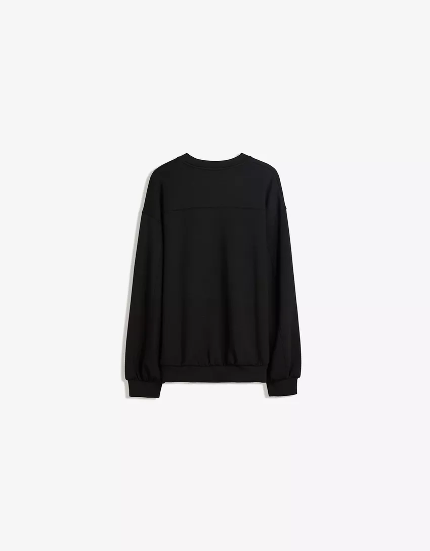Soft oversize modal sweatshirt