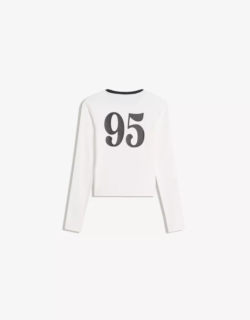 Long sleeve T-shirt with print