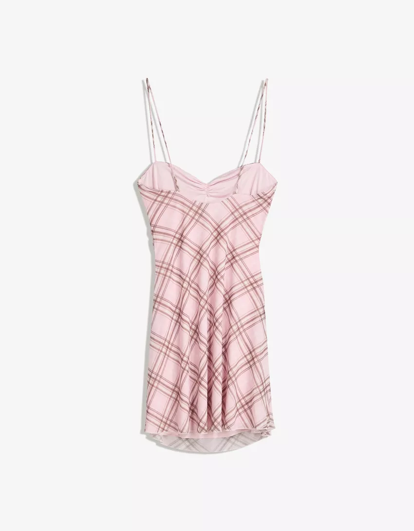 Printed strappy dress