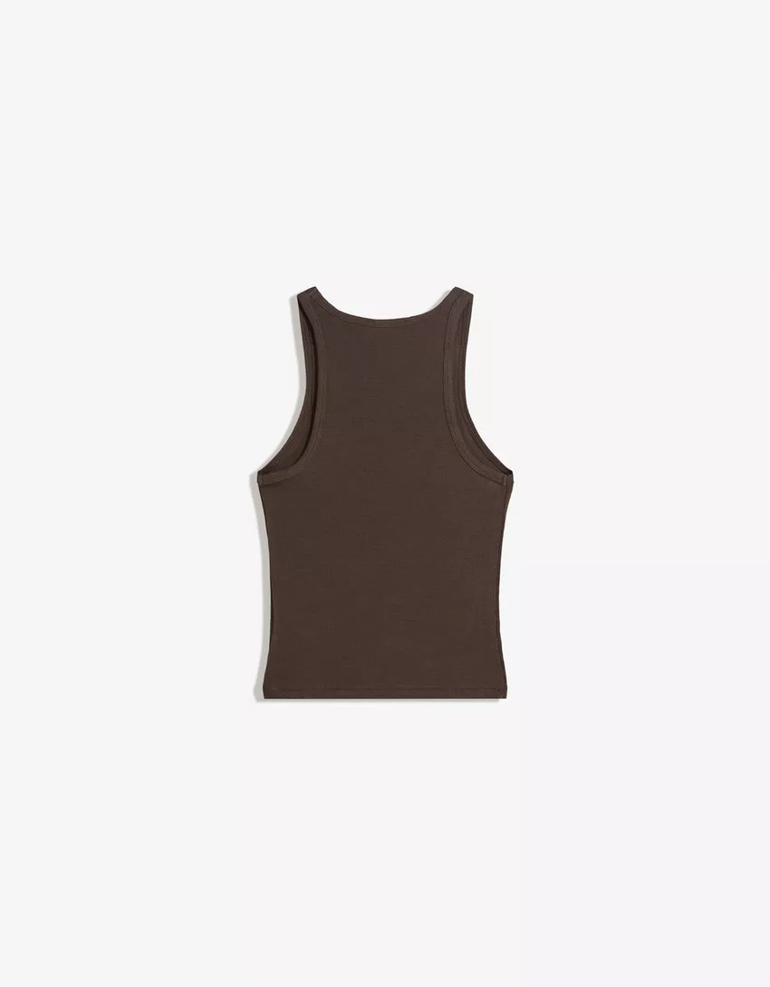 Ribbed tank top