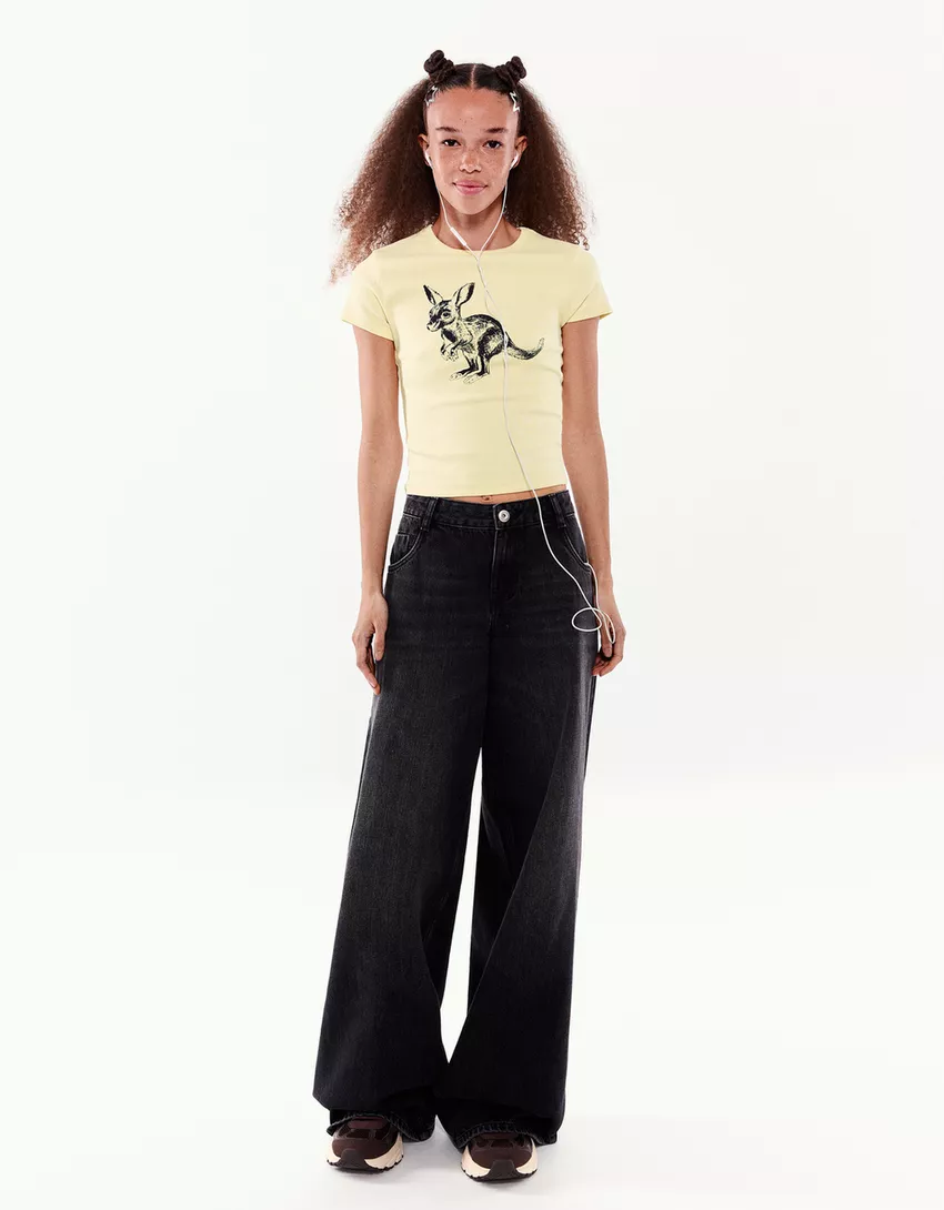 Short sleeve T-shirt with print