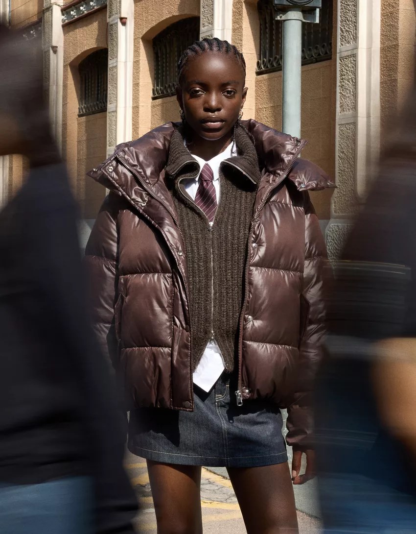 Water-repellent & thermal insulation puffer jacket