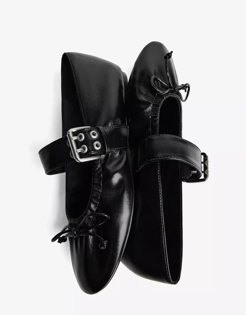 Buckled ballerinas