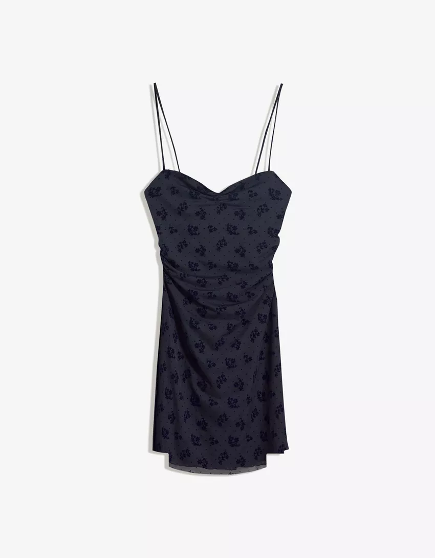 Printed strappy dress