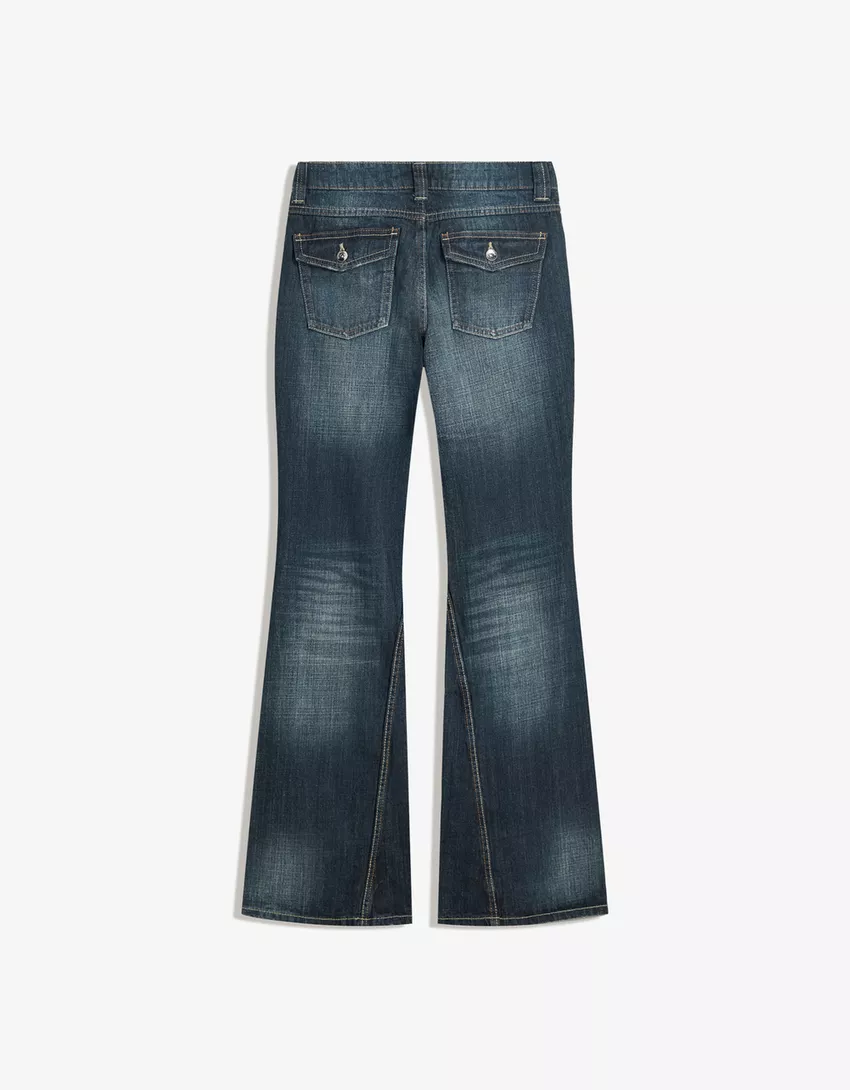 Flared baggy jeans