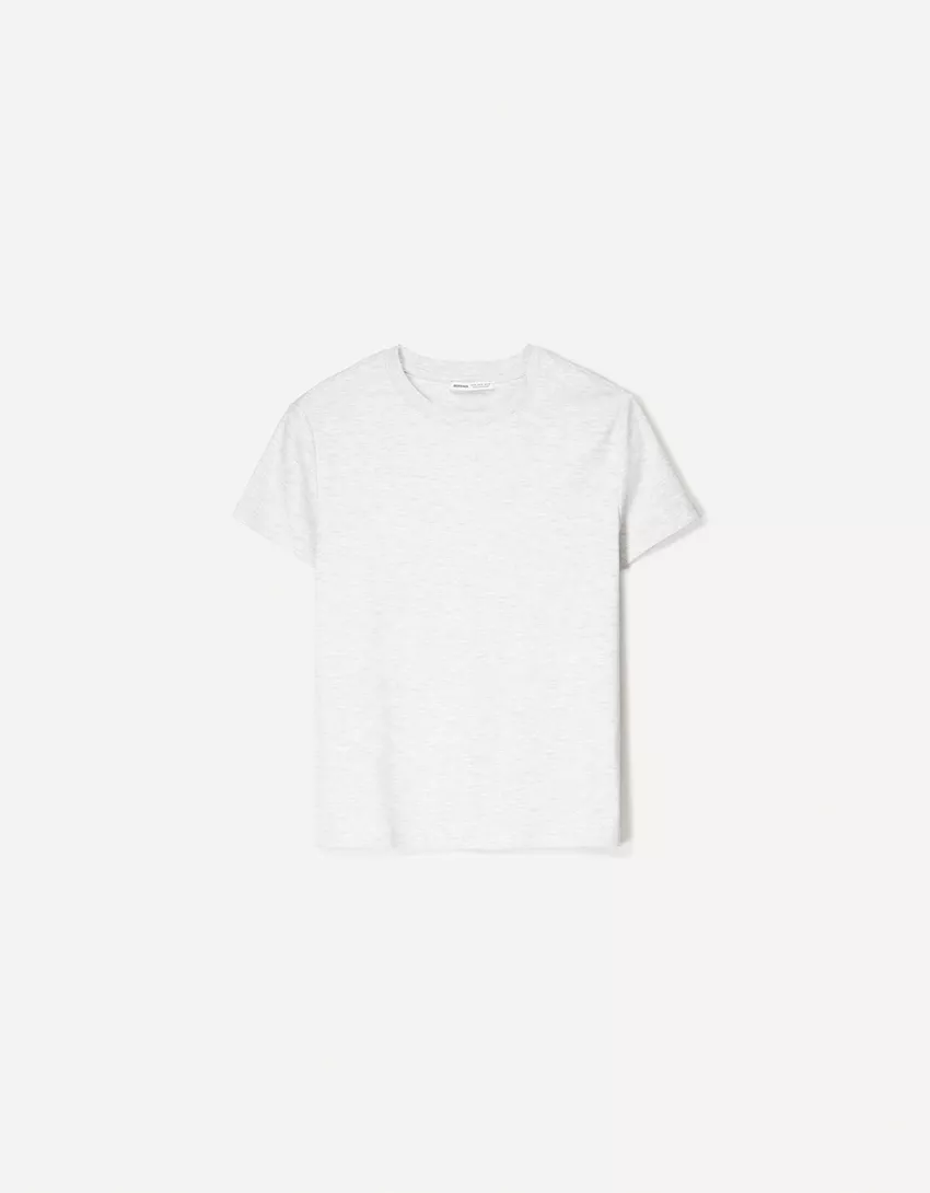 Short sleeve heavy cotton T-shirt