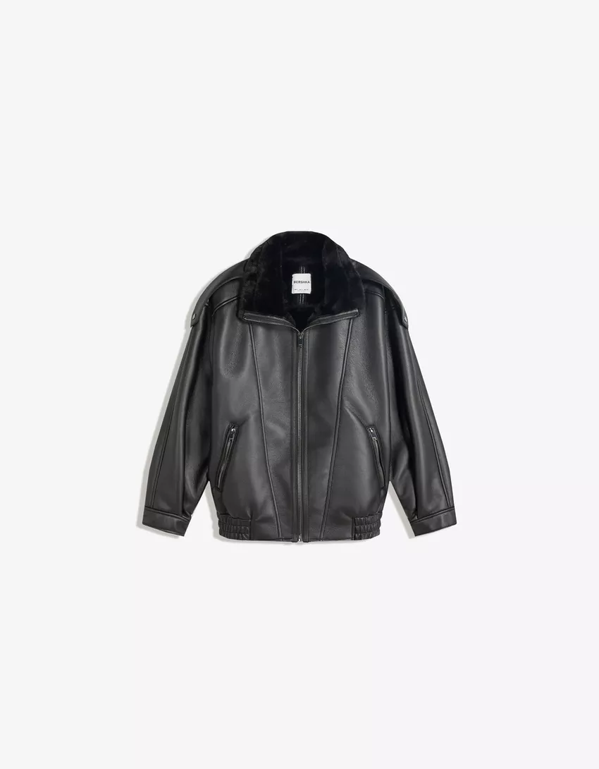 Oversize double-sided jacket