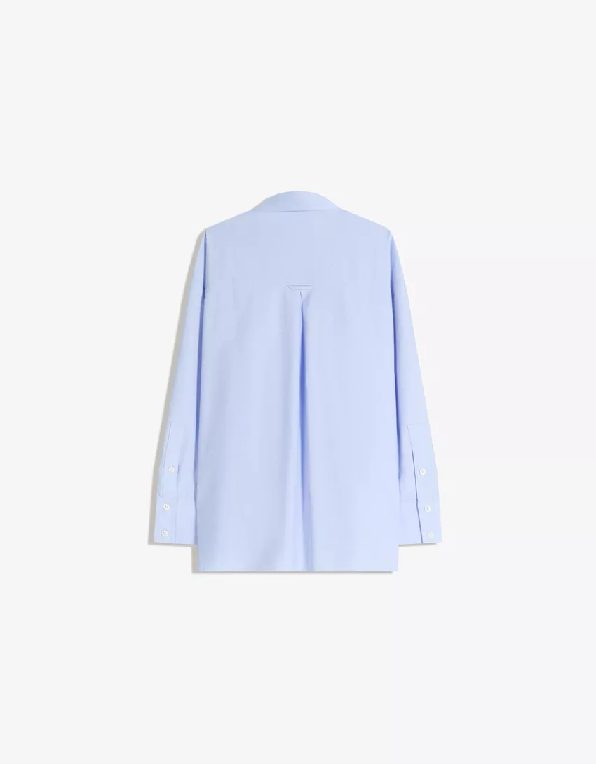 Oversize poplin shirt