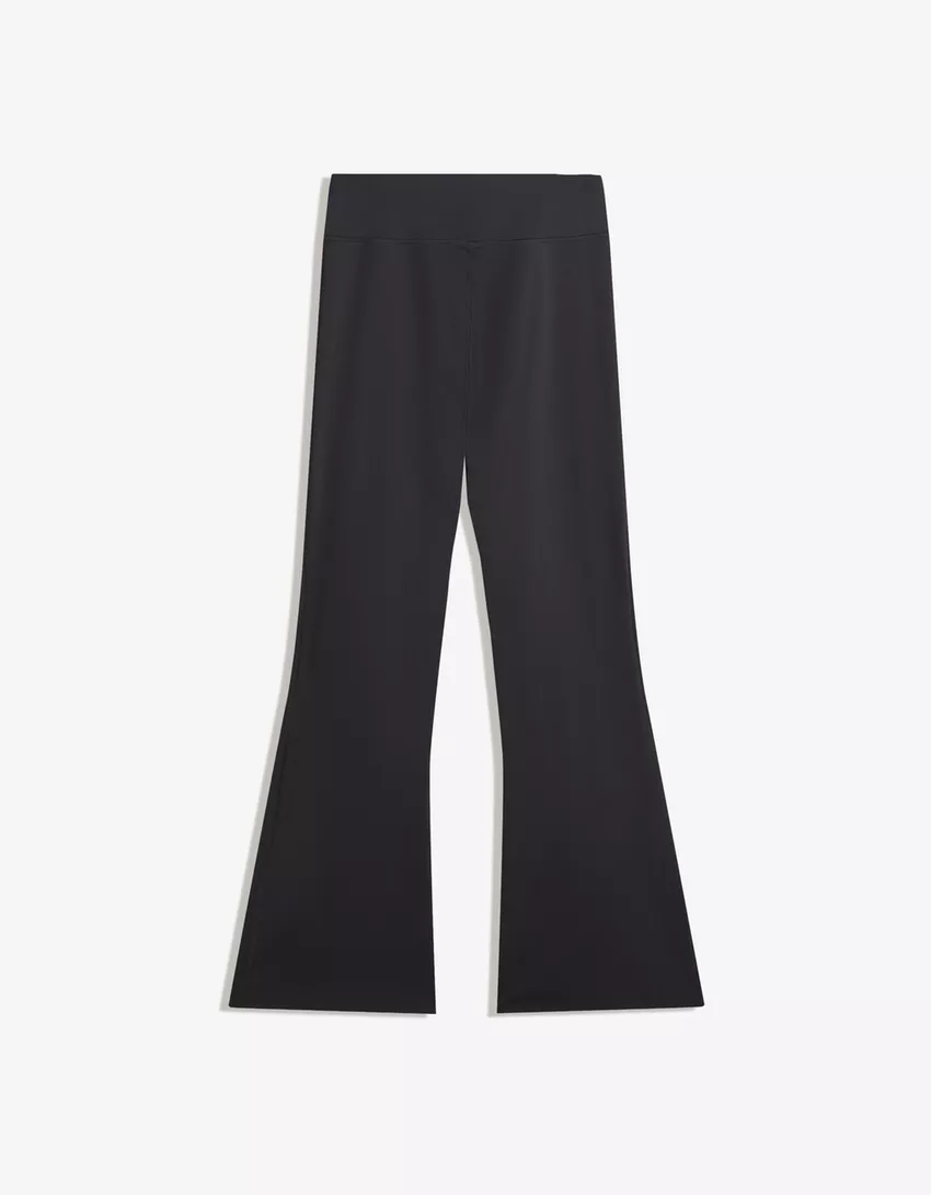 Technical flared pants