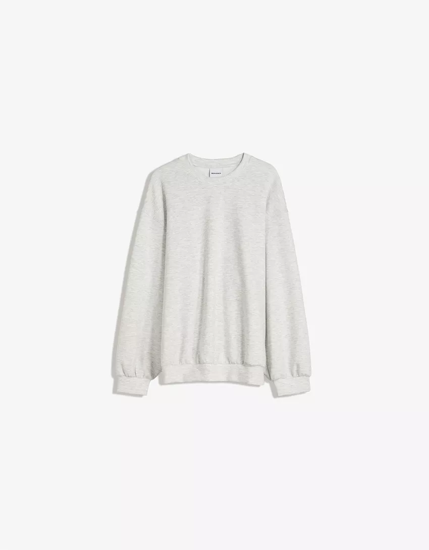 Soft oversize modal sweatshirt