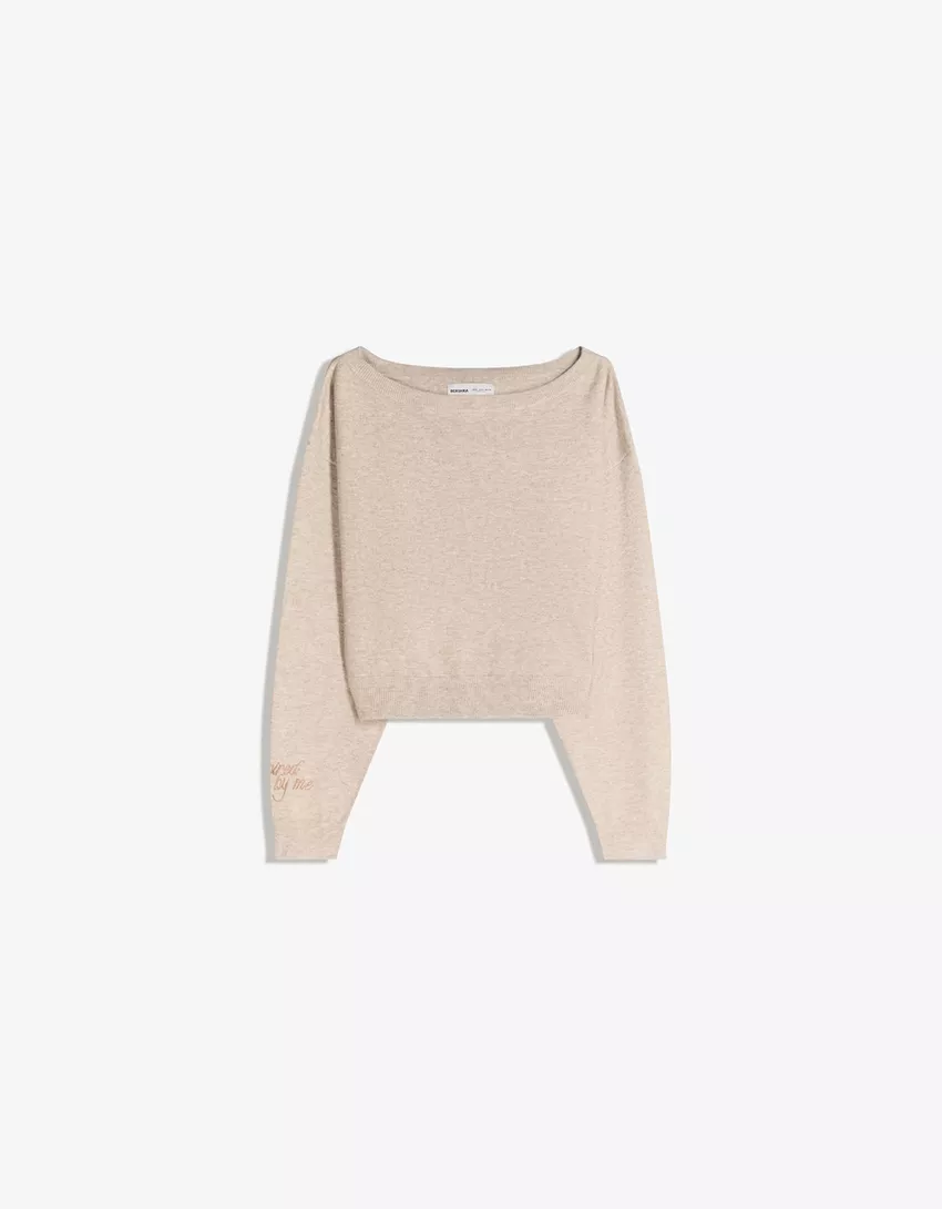 Boatneck sweater