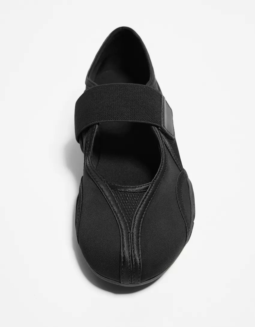 Sporty ballet flats