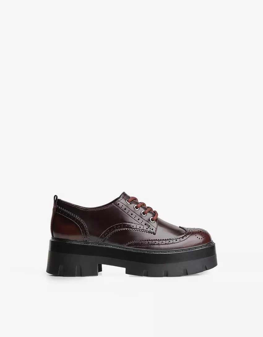 Chunky derby shoes