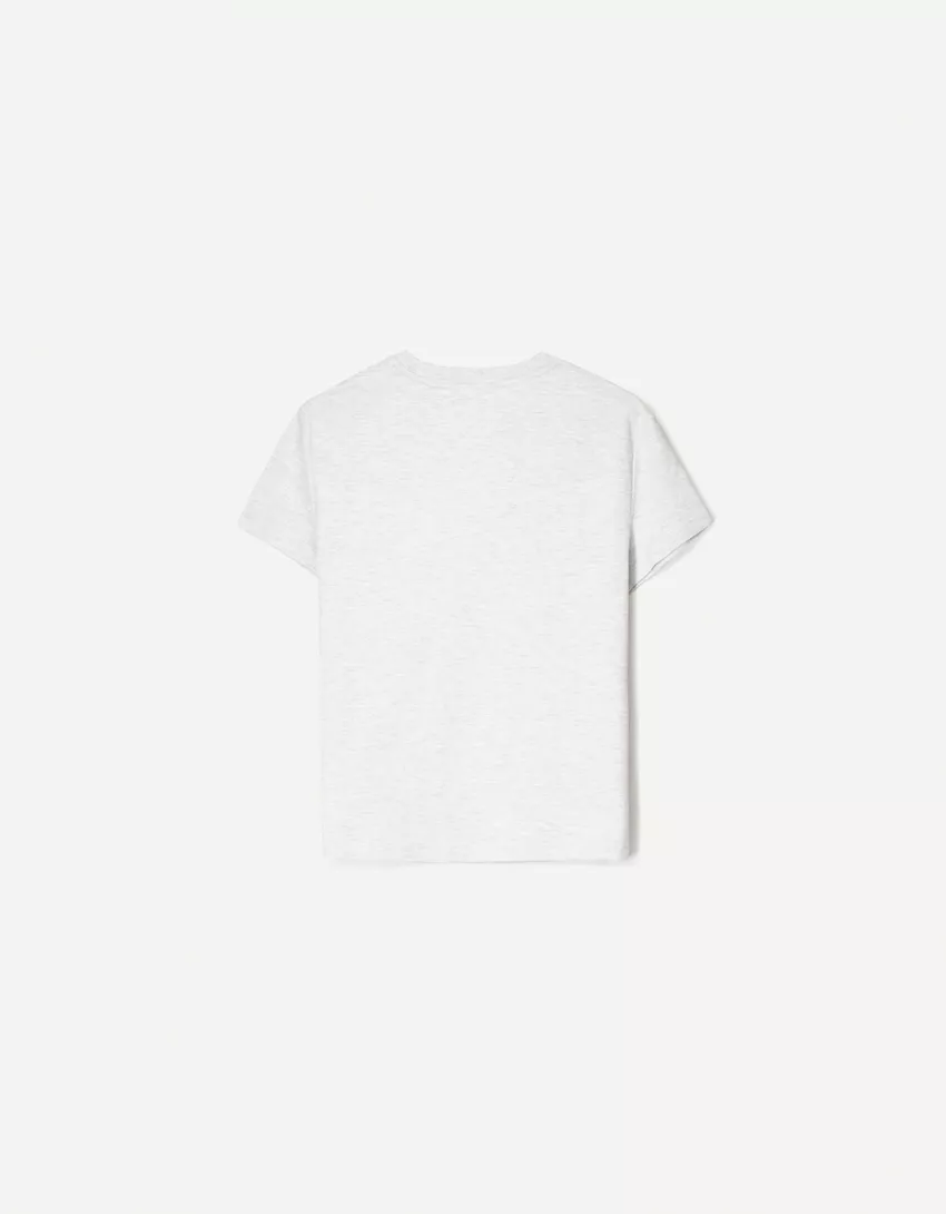 Short sleeve heavy cotton T-shirt