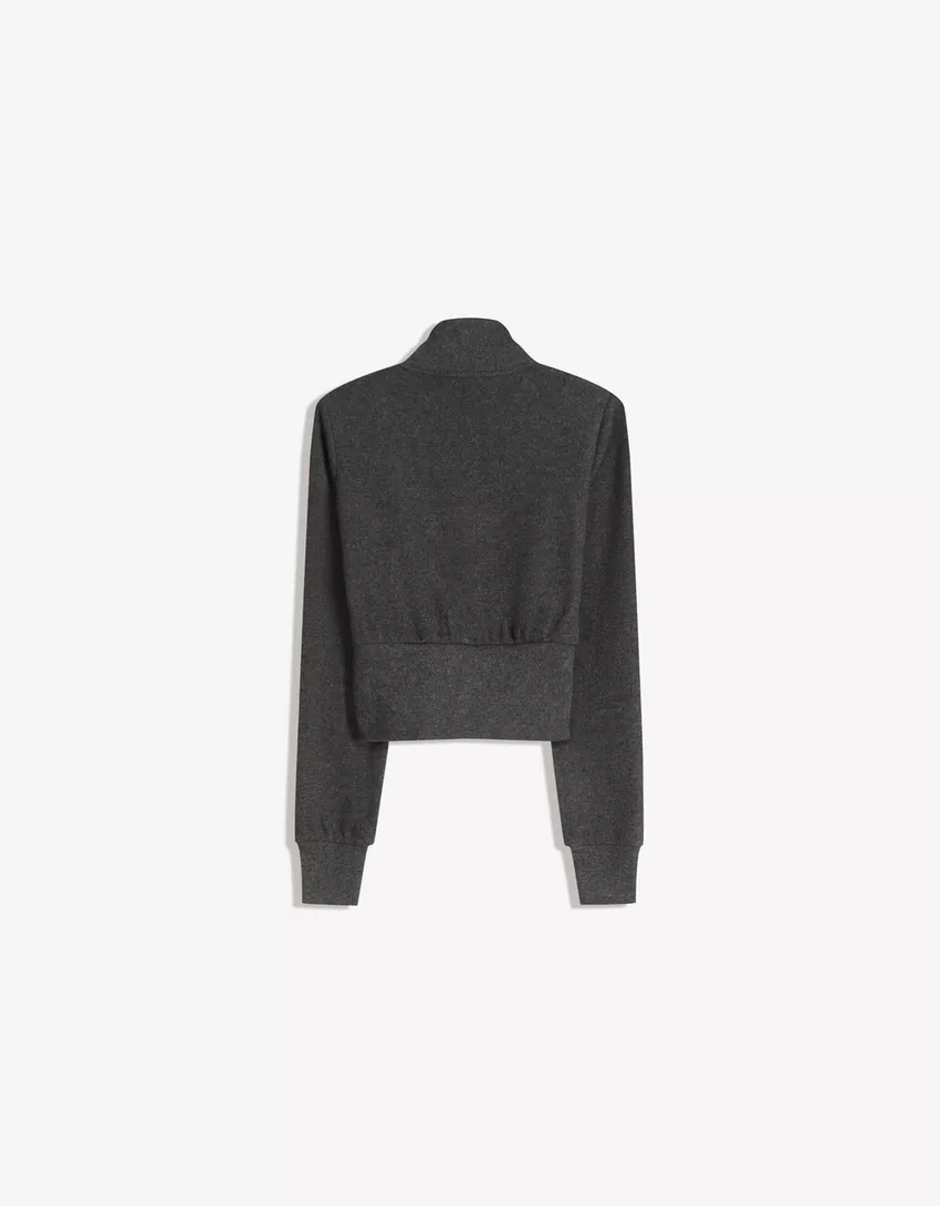 Zip-up sweatshirt