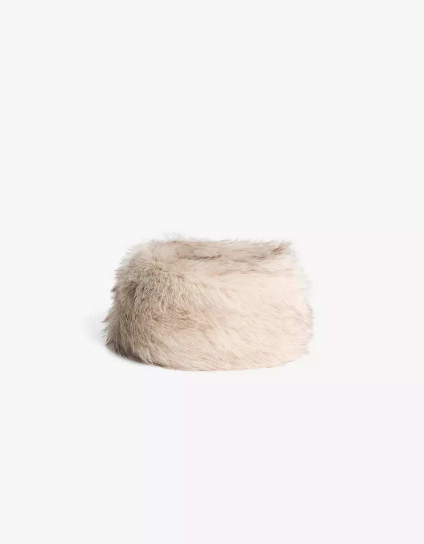 Faux fur hat