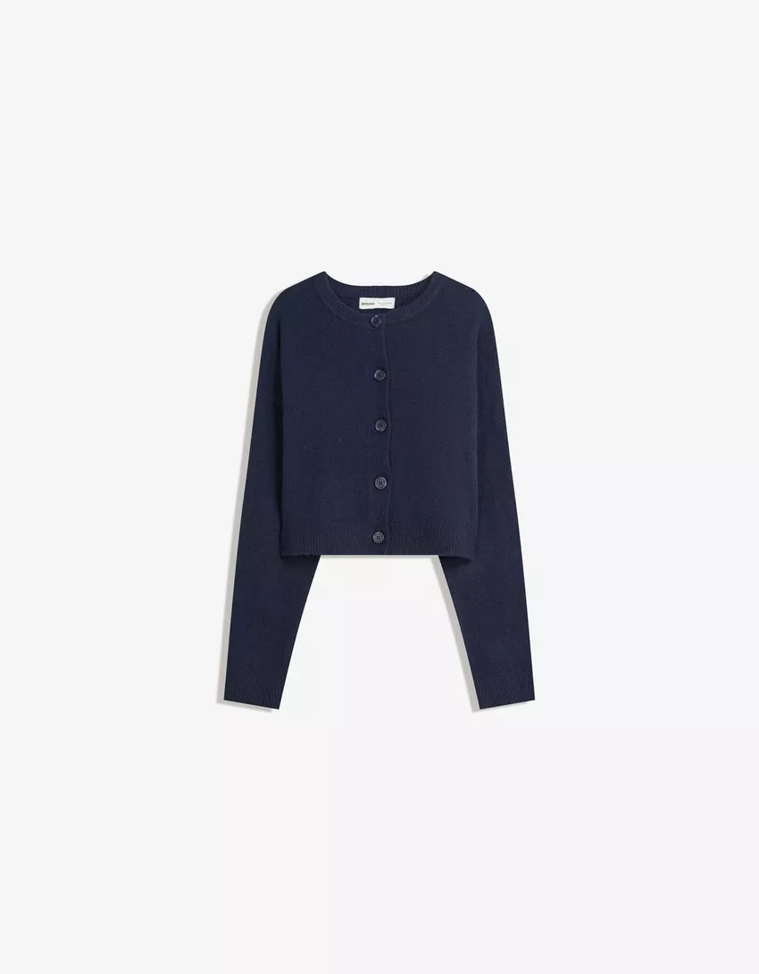 Soft touch button-up cardigan